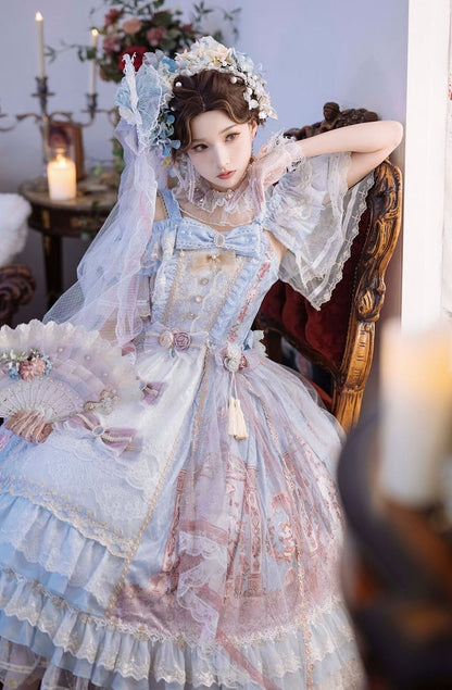 In Stock Blue Song in the Moonlight Hanayome Dress Full Set