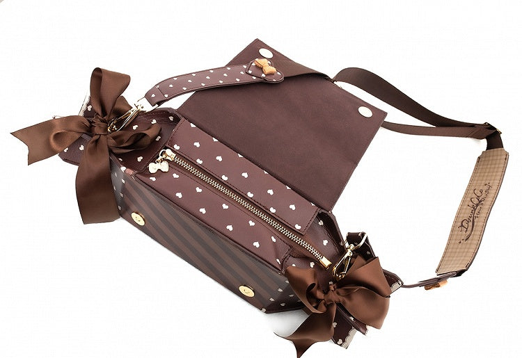 Brown Candy Box Shape Crossbody