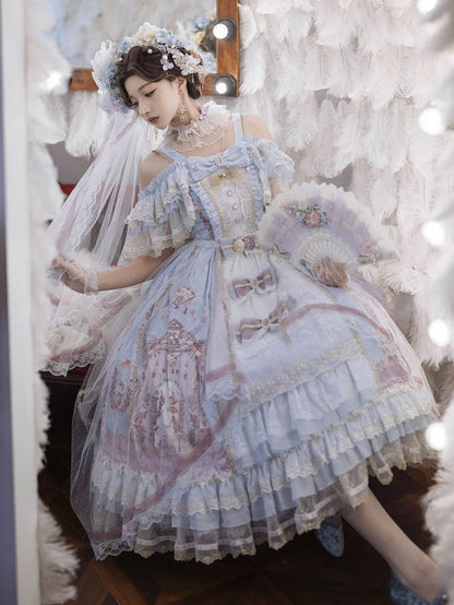 In Stock Blue Song in the Moonlight Hanayome Dress Full Set