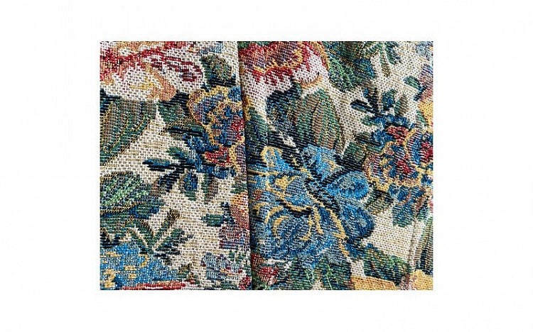 Oil Painting Floral Pattern Corset with Scoop Neckline