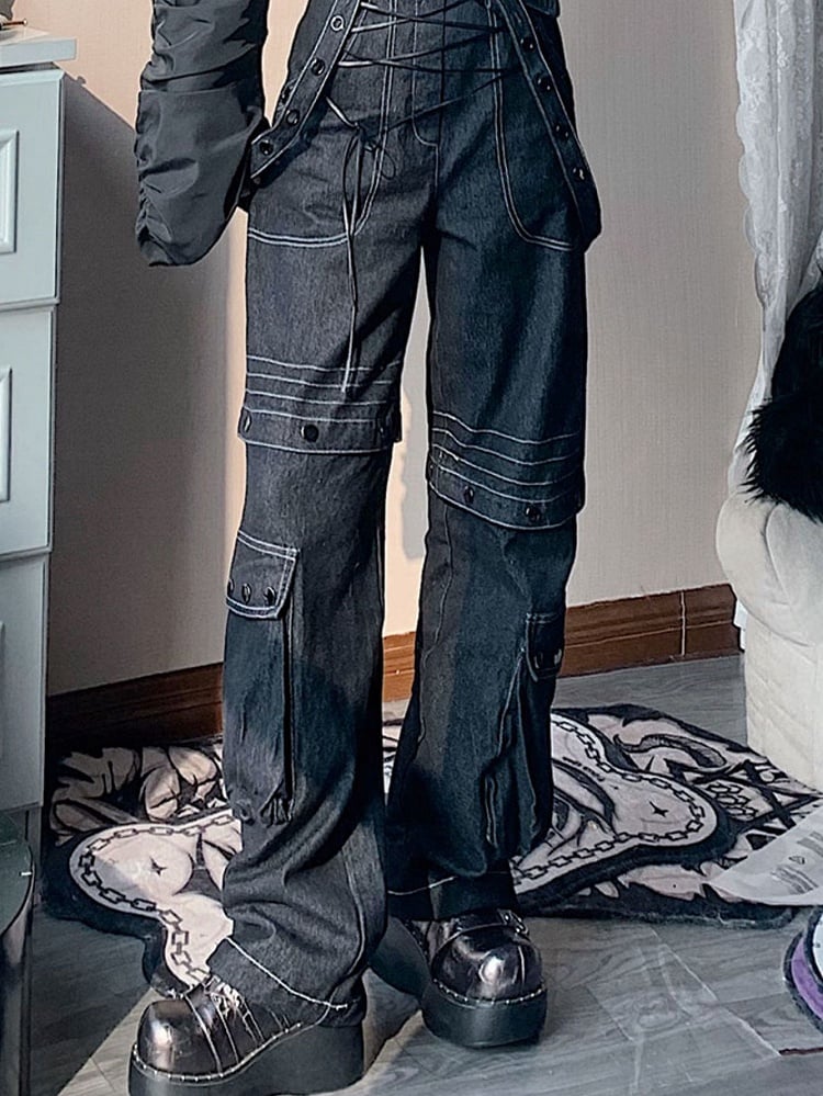 Versatile Cargo Jeans / Shorts