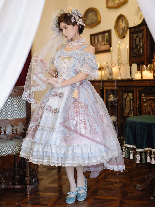 In Stock Blue Song in the Moonlight Hanayome Dress Full Set