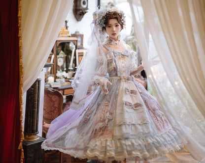 In Stock Blue Song in the Moonlight Hanayome Dress Full Set