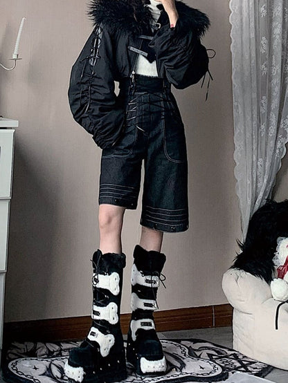 Versatile Cargo Jeans / Shorts