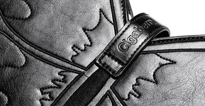 Black Butterfly PU Crossbody/Backpack Large Version