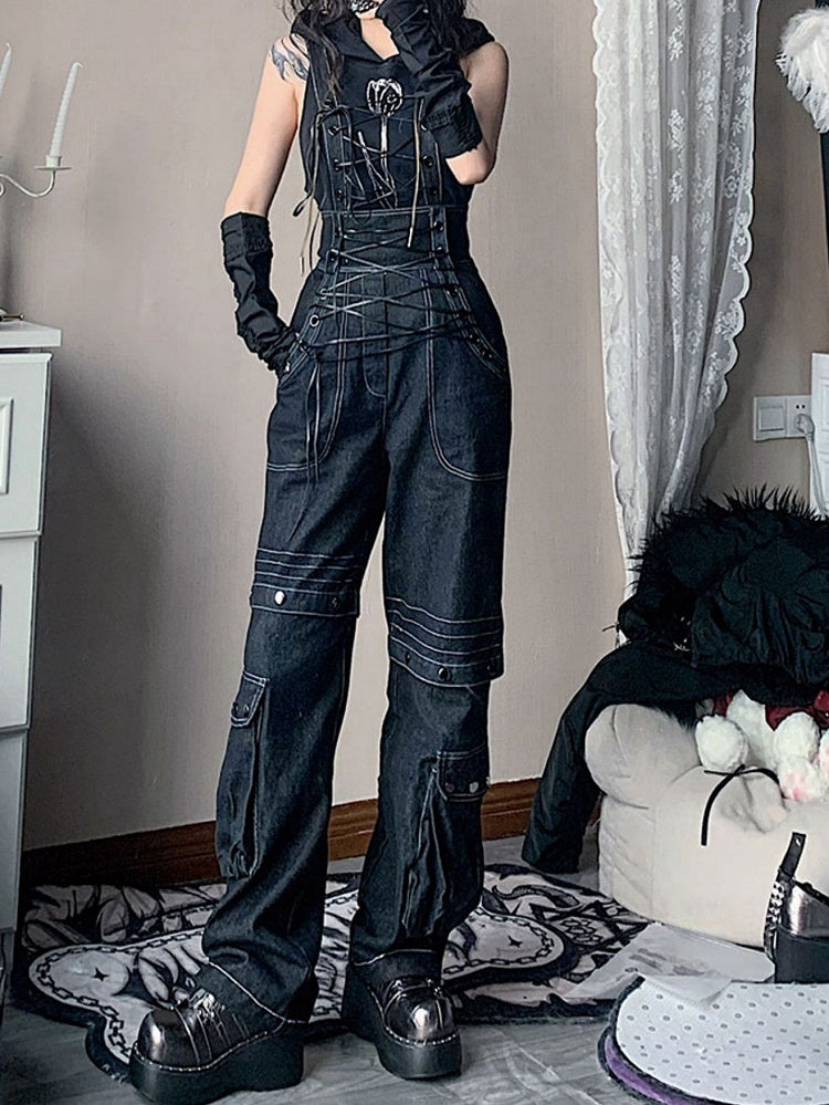 Versatile Cargo Jeans / Shorts