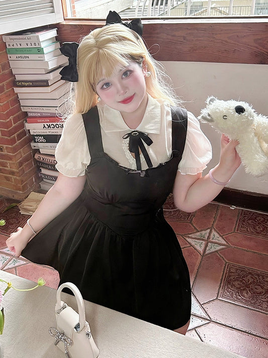 Plus Size Friendly White Heart-shaped Cutout Shirt