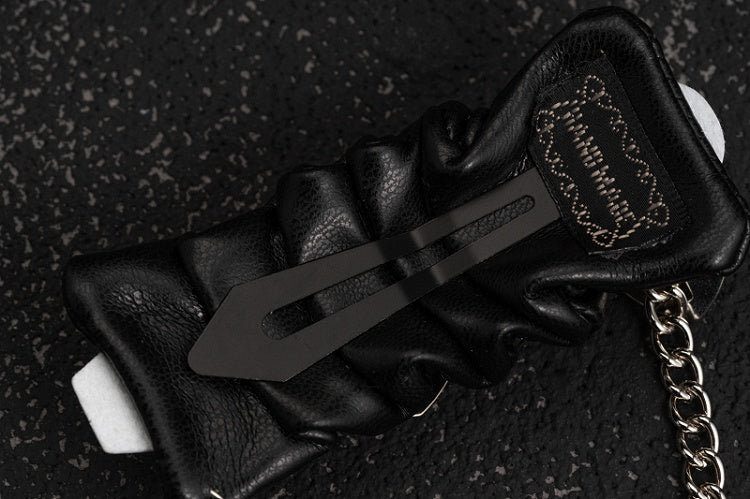 Handmade Faux Leather Sweetheart Buckle Design Hairclip