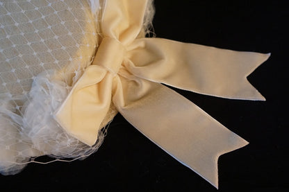 6 Color Options Handmade Floral Design Veil Mini Hat