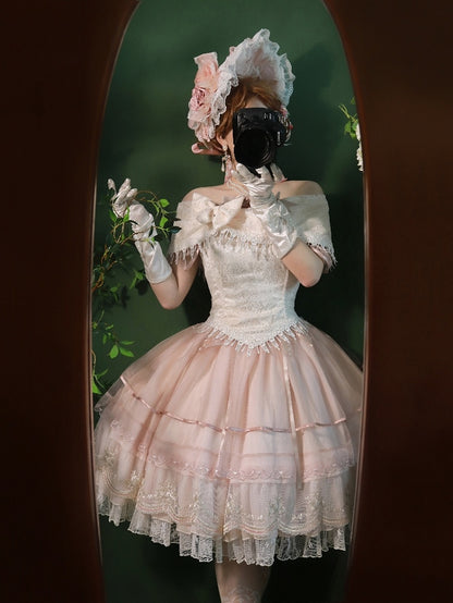 True Love Apricot Off-the-shoulder Neckline Top Asymmetrical Tassels Hemline