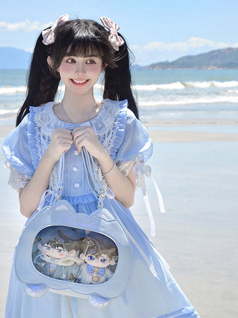 7 Color Options Cat Shape PU Leather Ita Bag