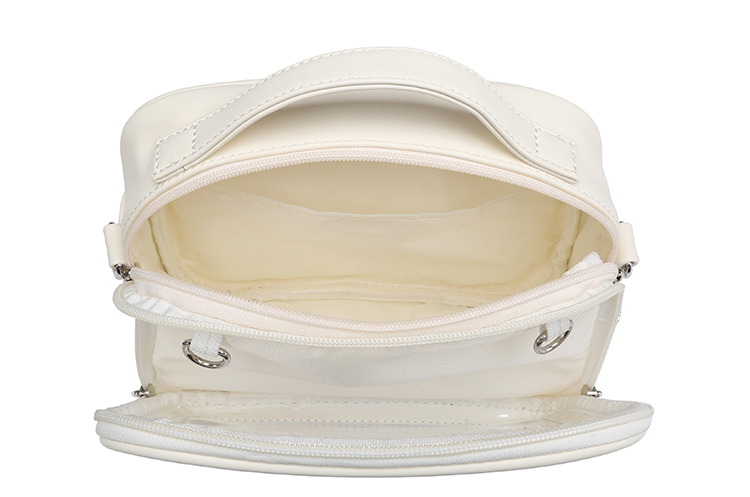 Sky Blue/Pink/Purple/White/Apricot PU Square Crossbody Ita Bag