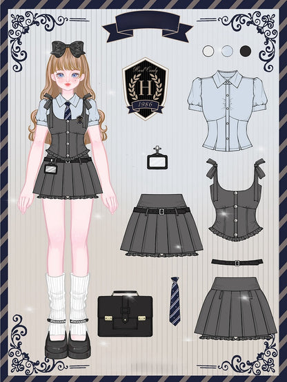 Plus Size Friendly Grey Boned Waistcoat with Badge