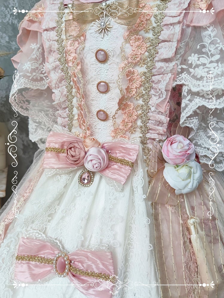 In Stock Pink Song in the Moonlight Hanayome Lolita Dress Full Set