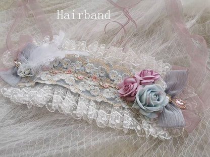 In Stock Pink Song in the Moonlight Hanayome Lolita Dress Full Set