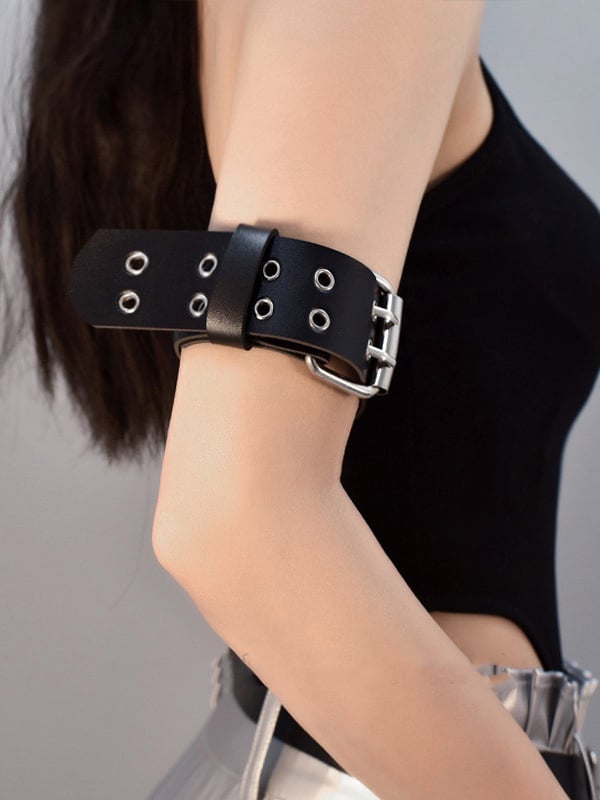 Cyberpunk Buckle Strap Black Armlet