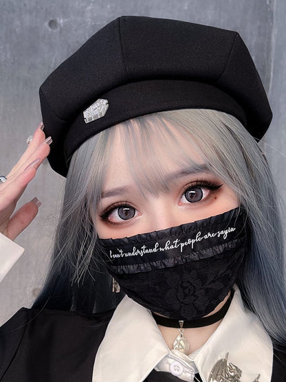 Coffin Decorated Black Beret