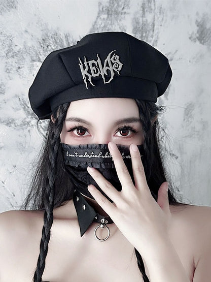 Punk Black Beret