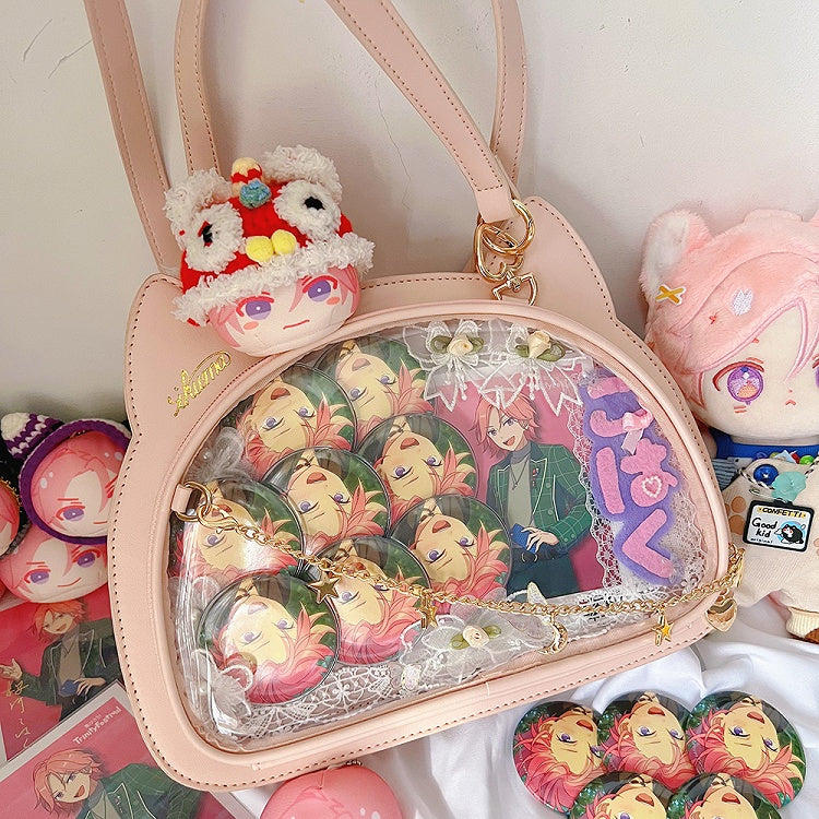 Silver Kitty Ita Tote Bag