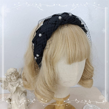 Beige/Black/Pink Vintage Bead Details KC