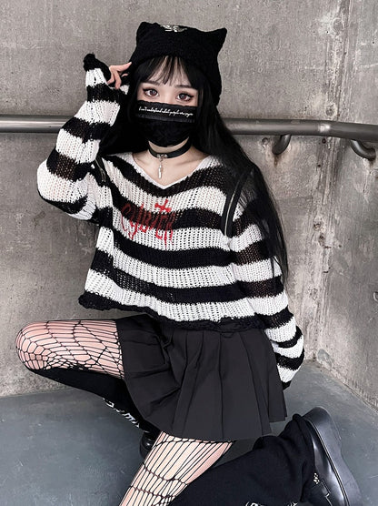 Clearance-Punk Cat Ear Design Knitted Hat