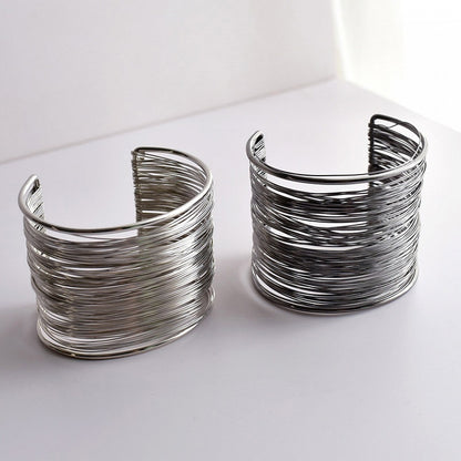 Cyberpunk Gothic Black /Silver Armlet