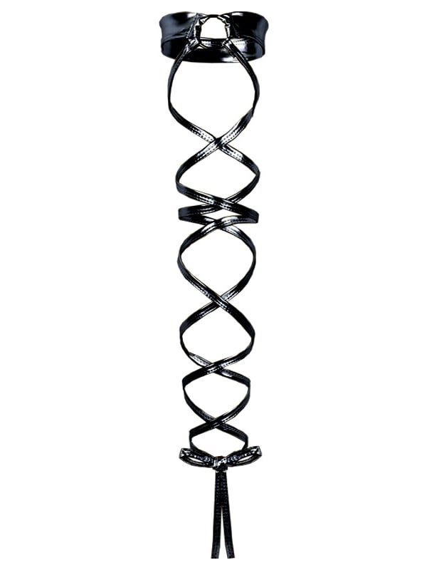 Punk Black/White Strap Design Armlet