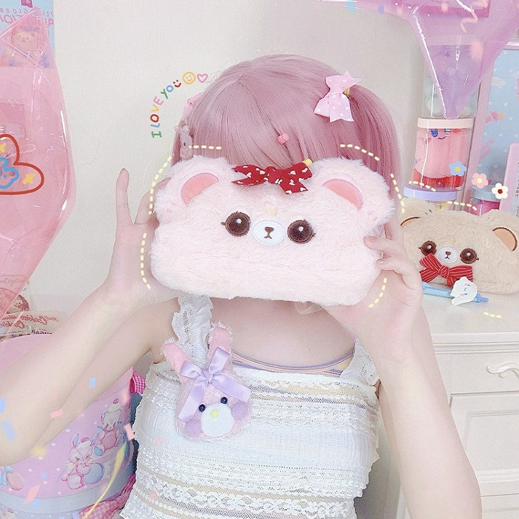 Little Bear Plush Cosmetic Pouch