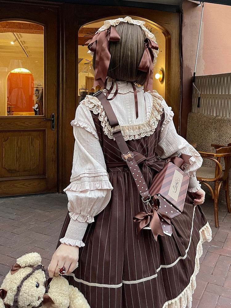 Brown Candy Box Shape Crossbody